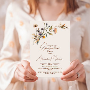 Invitación Whimsical Wildflower Meadow Boda