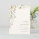 Invitación Whimsical Wildflower Meadow | Ivory All In One (Anverso de pie)