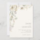 Invitación Whimsical Wildflower Meadow | Ivory All In One (Anverso)