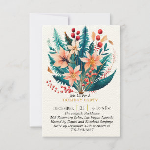 Invitación Whimsical Winter Wonderland: Personaliza tu Invi