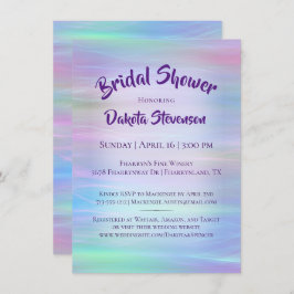 Invitación Whimsical Wisps | Ducha arco iris de Hada Ombre