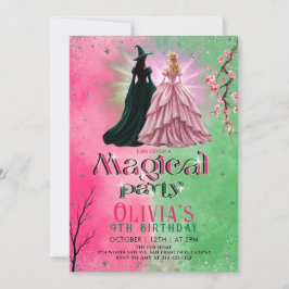 Invitación Whimsical Witch Birthday Party