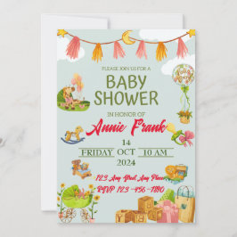 Invitación Whimsical Wonderland da la bienvenida: Únete a Bab