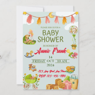 Invitación Whimsical Wonderland da la bienvenida: Únete a Bab