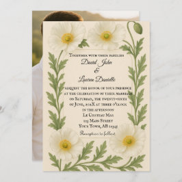 Invitación Whispers of Bloom Photo Wedding Invitation