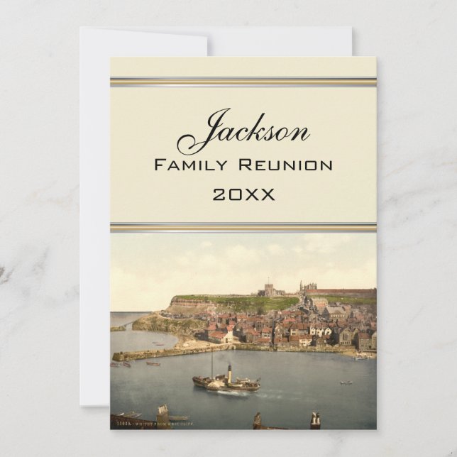 Invitación Whitby II, reunión de familia de Yorkshire, (Anverso)