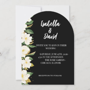 Invitación White Magnolia Elegance