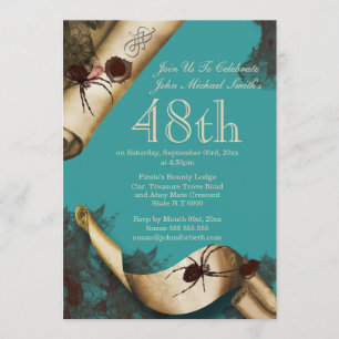 Invitación Whodunnit del azul de la investigación del