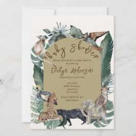 Invitación Wild Baby Shower