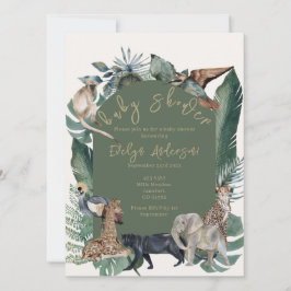 Invitación Wild Baby Shower