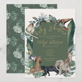 Invitación Wild Baby Shower