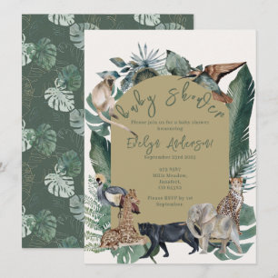 Invitación Wild Baby Shower
