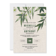 Wild Meadow | Boda Botánico Burlap de Verdor