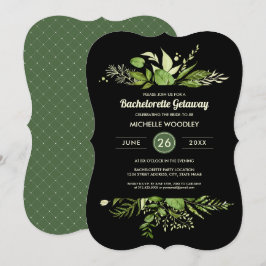 Invitación Wild Meadow | Partido de la Bachelorette Botánica