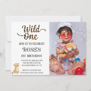 INVITACIÓN WILD ONE