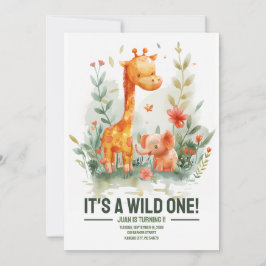 Invitación Wild One Birthday Invite