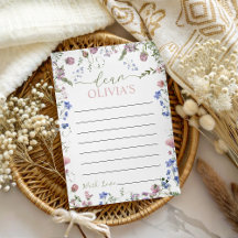 Wild One Birthday Time Capsule Card