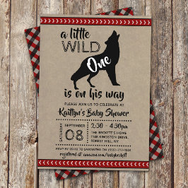 Invitación Wild One Boys Baby Shower