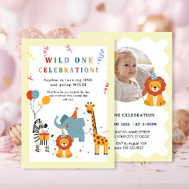 Invitación Wild One First Birthday Invitation