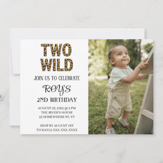 INVITACIÓN WILD ONE INVITATION