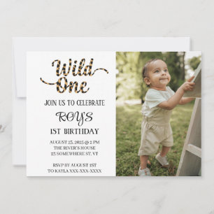 INVITACIÓN WILD ONE INVITATION