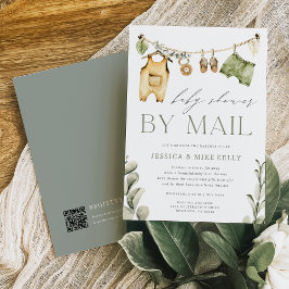 Invitación Wild One | Neutral Boho Safari Baby Shower Por Cor