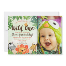 Wild One, Safari First Birthday, Foto