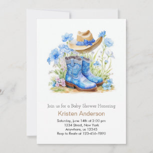 Invitación Wild West Adventure Baby Shower