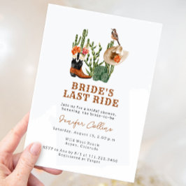 Invitación Wild Western Bridal Shower