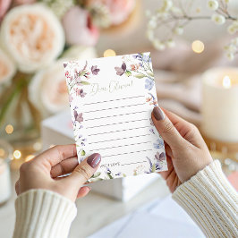 Invitación Wildflower Birthday Time Capsule Card