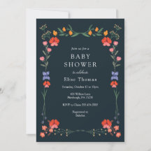 Wildflower Botanic Garden Baby Shower