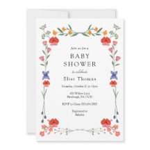 Wildflower Botanic Garden Baby Shower
