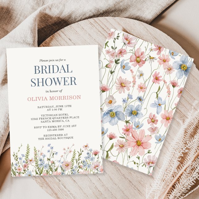 Invitación Wildflower Bridal Shower (Subido por el creador)