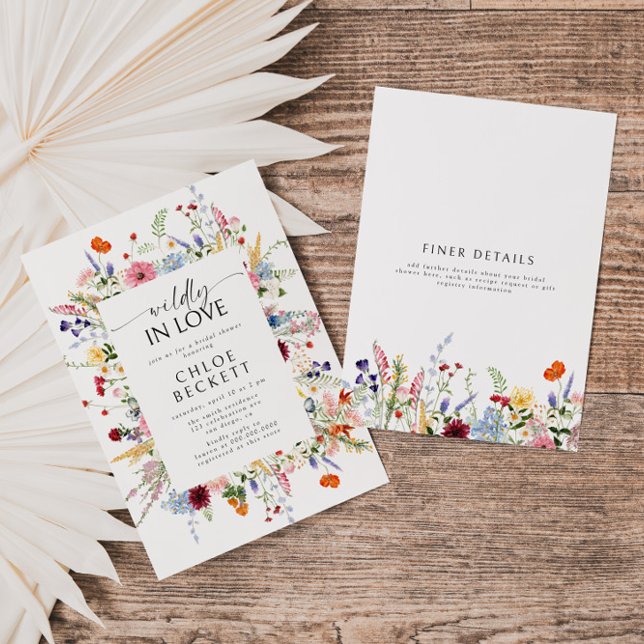 Invitación Wildflower Bridal Shower (Subido por el creador)