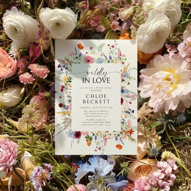 Invitación Wildflower Bridal Shower (Subido por el creador)