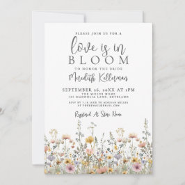 Invitación Wildflower Floral Bridal Shower