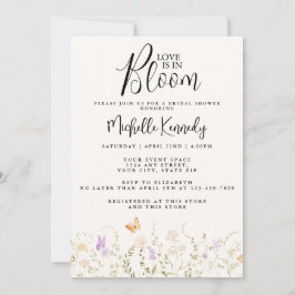 Invitación Wildflower Love Is In Bloom Bridal Shower 