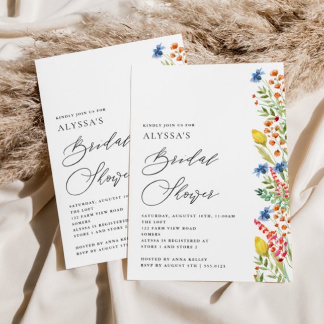 Invitación Wildflower Meadow Bridal Shower (Subido por el creador)