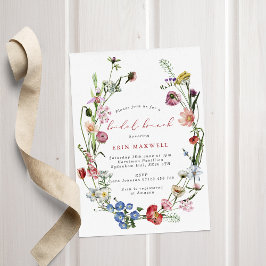Invitación Wildflower Wreath Bridal Brunch
