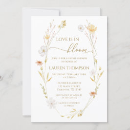 Invitación Wildflowers Love is in bloom Bridal Shower