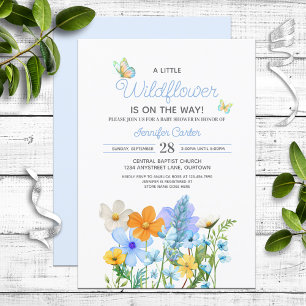 Invitación Wildflowers Theme Baby Shower