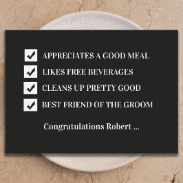 Invitación Will You Be My Best Man Funny Digital Card