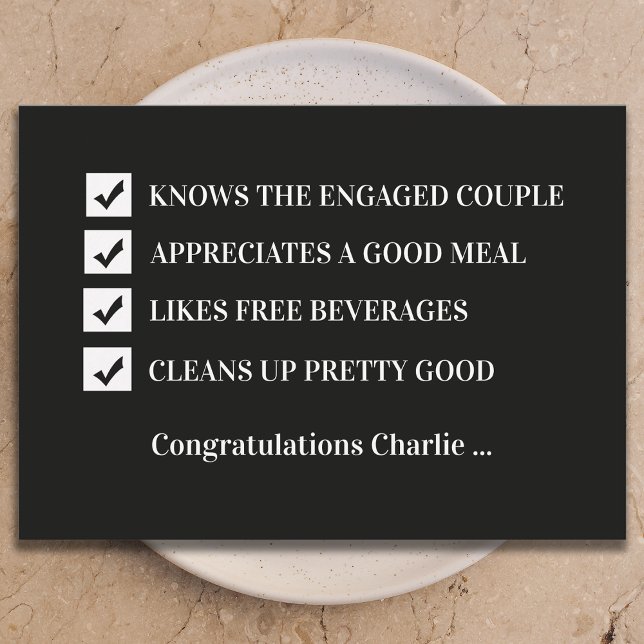 Invitación Will You Be My Groomsman Funny Digital Card (Subido por el creador)