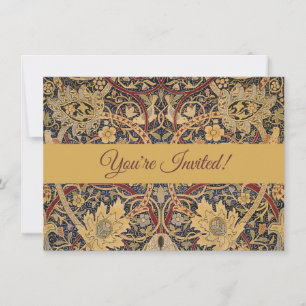 Invitación William Morris Bullerswood Faux Tapestry