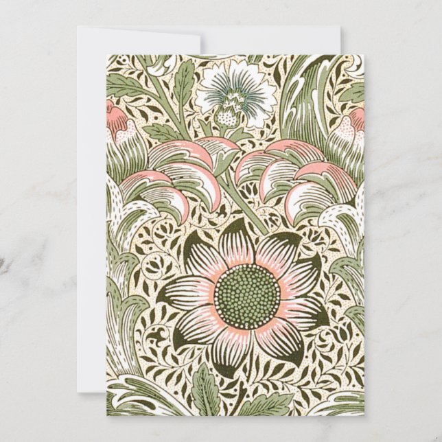 Invitación William Morris Corncockle (Anverso)