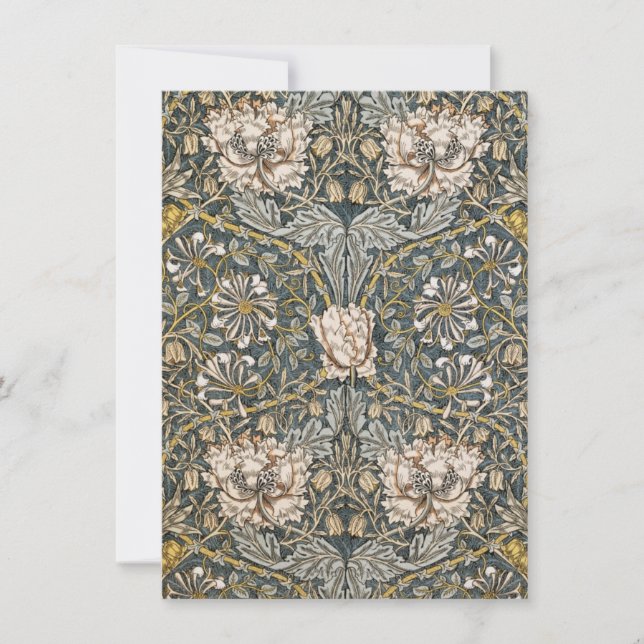 Invitación William Morris - El Arte De William Morris (Anverso)