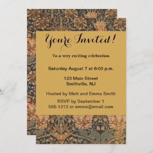 Invitación William Morris Honeysuckle Rich Wallpaper