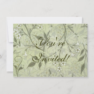 Invitación William Morris Jasmine Botanical