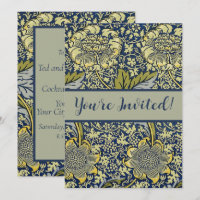 William Morris Kennet Floral Wallpaper Blue