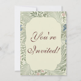 Invitación William Morris Larkspur Fondo de escritorio Floral